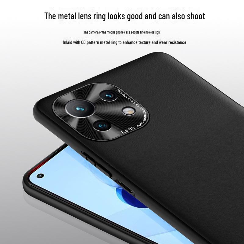 Чехол для телефона Xiaomi 11 Youth Edition Liquid Leather для защиты от падений — возможна доставка поштучно