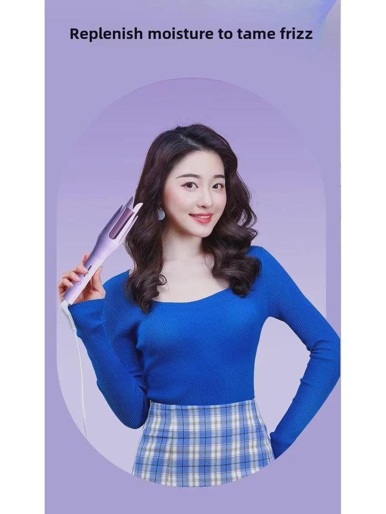 "32 мм Автоматическая плойка с отрицательными ионами: Бигуди Big Wave для использования в общежитии, не повреждающие волосы