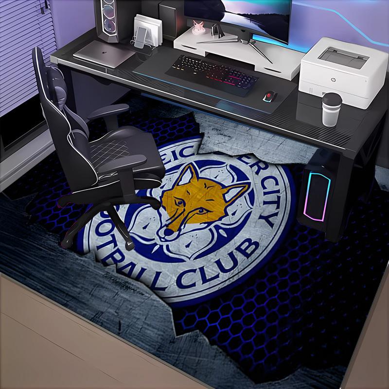 1PC Leicester City Football Club Floor Mat for Living Room, Game Rooms, Office, Bedroom, Office Floor Mat Playful Design, Christmas fan gifts