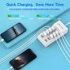 10-портовая USB-зарядная станция мощностью 50 Вт: Интеллектуальная защита от короткого замыкания и распределения питания для нескольких устройств
