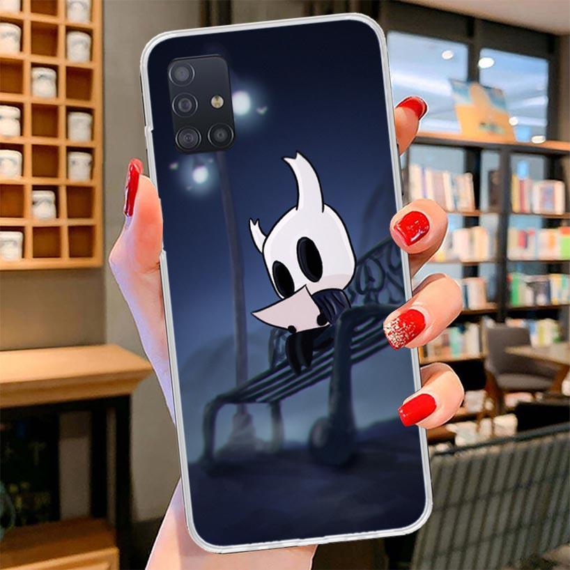 Чехол для телефона Hollow Knight Мультяшный Чехол Для Samsung Galaxy A12 A22 A32 A52 A72 A02S Чехол для телефона Note 20 Ultra 10 S10 Plus A51 A71