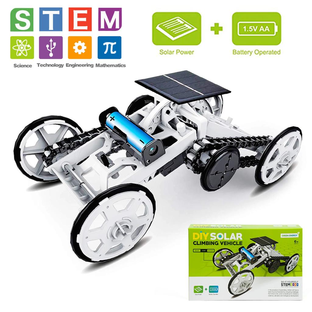 Solar Robot Toys Kits STEM Technology Science Kits Learning Astronaut Space Scientific Educational Toy for Kids Children Boys