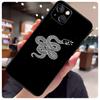 Чехол-Арт со Змеей для iPhone 17 Pro Max 15 14 13 11 12 16 Pro Max mini 15 16 Plus 16e 17 Air Чехол для Телефона