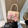 Fashion Versatile Portable Small Square Bag Niche Bow Bag Women's 2025 New Trendy Advanced Sense Foreign Style Messenger Bag