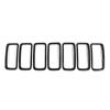 ABS Car Front Grille Decoration Ring Cover Stickers For Jeep Renegade 2019 Up Car Exterior Accessories