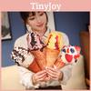 Cute Ice Cream Cone Plush Toy Pillow Strawberry Cream Chocolate Vanilla 20cm Stuffed Doll
