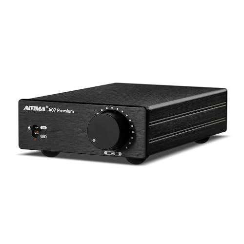 AIYIMA A07 Премиум Усилитель мощности TPA3255 300 Вт x 2 Класс D Стерео Цифровой Аудио Усилитель 2.0-канальный Усилитель для Пассивных Акустических Систем Домашнее Аудио (A07 + DC32