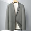 Весна и осень Легкий роскошный деловой пиджак для людей среднего возраста и молодежи из чистого хлопка, однобортный, модный