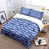 Playful Waves of Whimsy Bedding sets Duvet covers Pillowcases(1* Duvet Cover 2* Pillowcases without duvet insert)