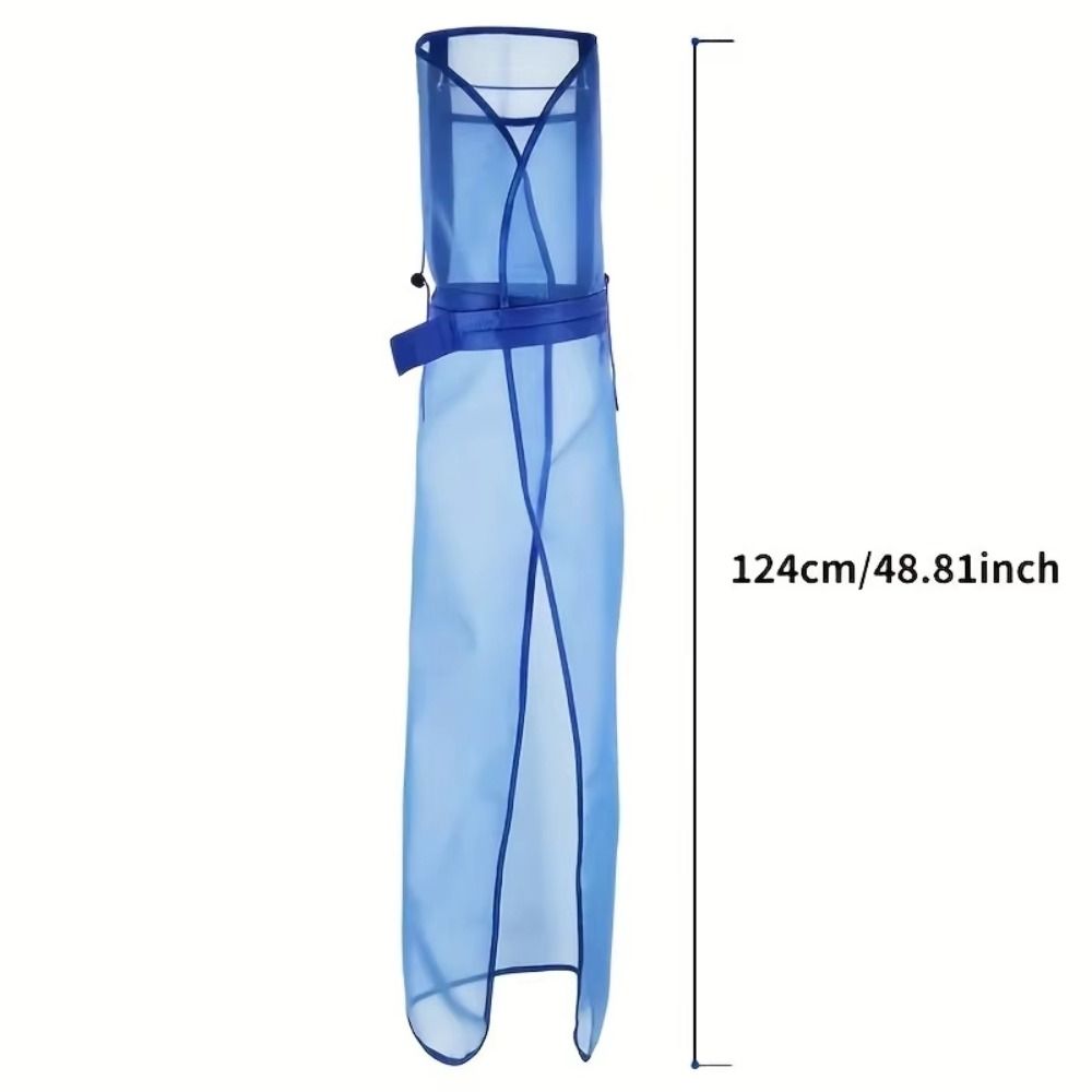 Lightweight Gardening Apron With Pockets Full Coverage Apron Mesh Lawn Mower Apron Outdoor Work
