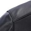 FAPAI Men's Stand Collar Genuine Leather Jacket