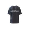 Essentials FW19 Short Sleeve T-Shirt With Logo Unisex Tops Black 0125250500105001