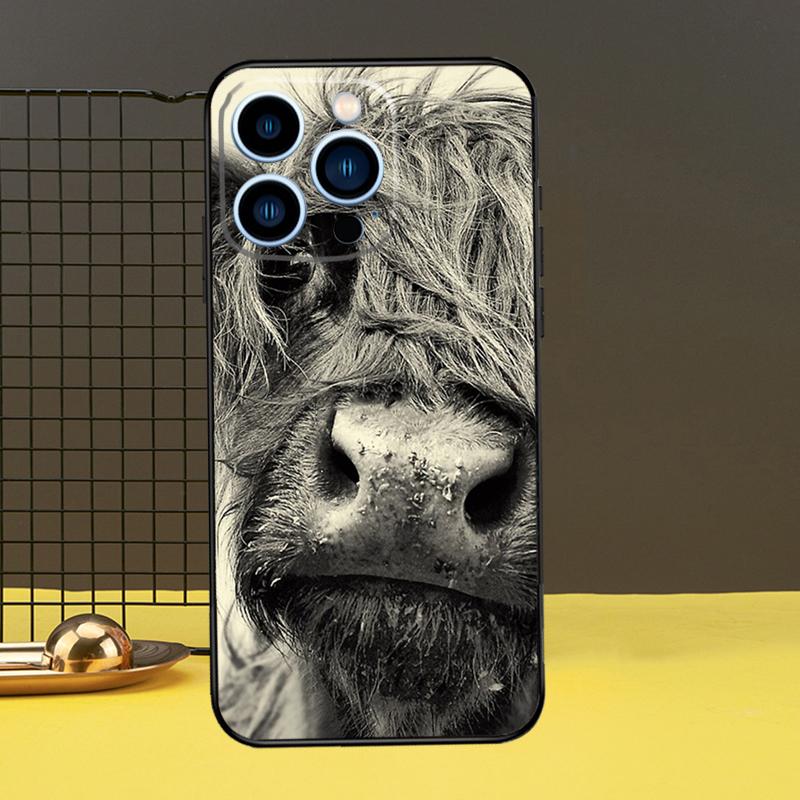 Чехол для телефона Highland Cows для iPhone 15 14 13 12 11 Pro Max X XR XS Max 7 8 Plus 12 13 Mini задняя крышка