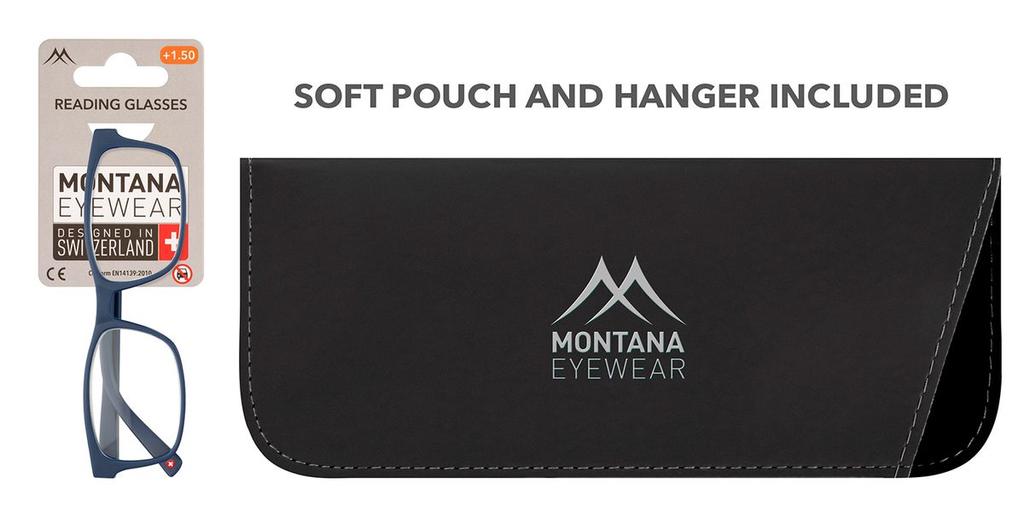 Очки для чтения для мужчин Montana Quality Readers Unisex Eyewear