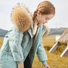 Winter Autumn Girls Clothing Warm Down Jacket for Girl Clothes Parka Hooded Middle Big Children Outerwear Coat Snowsuit