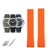 Силиконовый ремешок для часов PP Patek Philippe Grenade AQUANAUT Серии 5167A/5168G Аксессуары для ремешка 21 мм