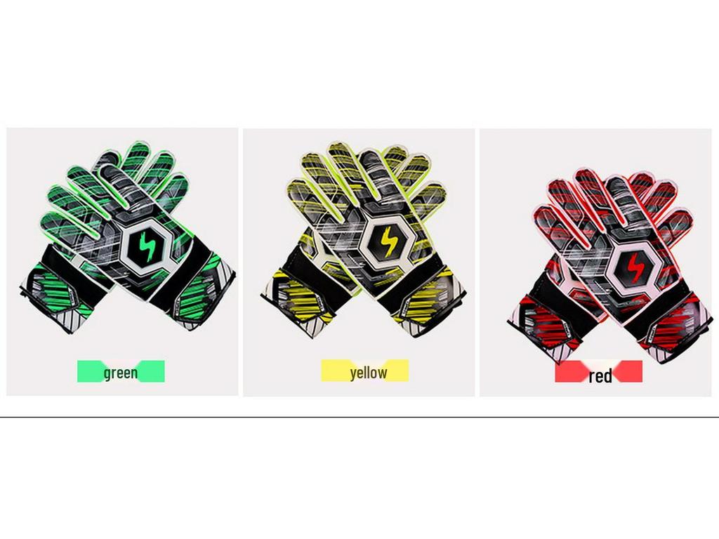 Anti-Collision Latex Goalkeeper Gloves for Youth and Adults - Hand Protection for Football