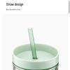 Starbucks Mint Green Glass Straw Tumbler