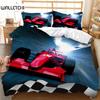 Car Race 3D Duvet Cover Set  King Queen Double Twin Single Size Bed Linen Set