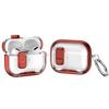with Keychain Earphone Case Transparent Clear Shell for AirPods Pro 3 Headphone Accessories
