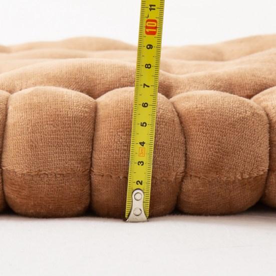 Подушка для сиденья, утолщенная, высокая эластичность, удобная, мягкая, круглая, очаровательная, в форме печенья, коврик для стула, коврик для дивана