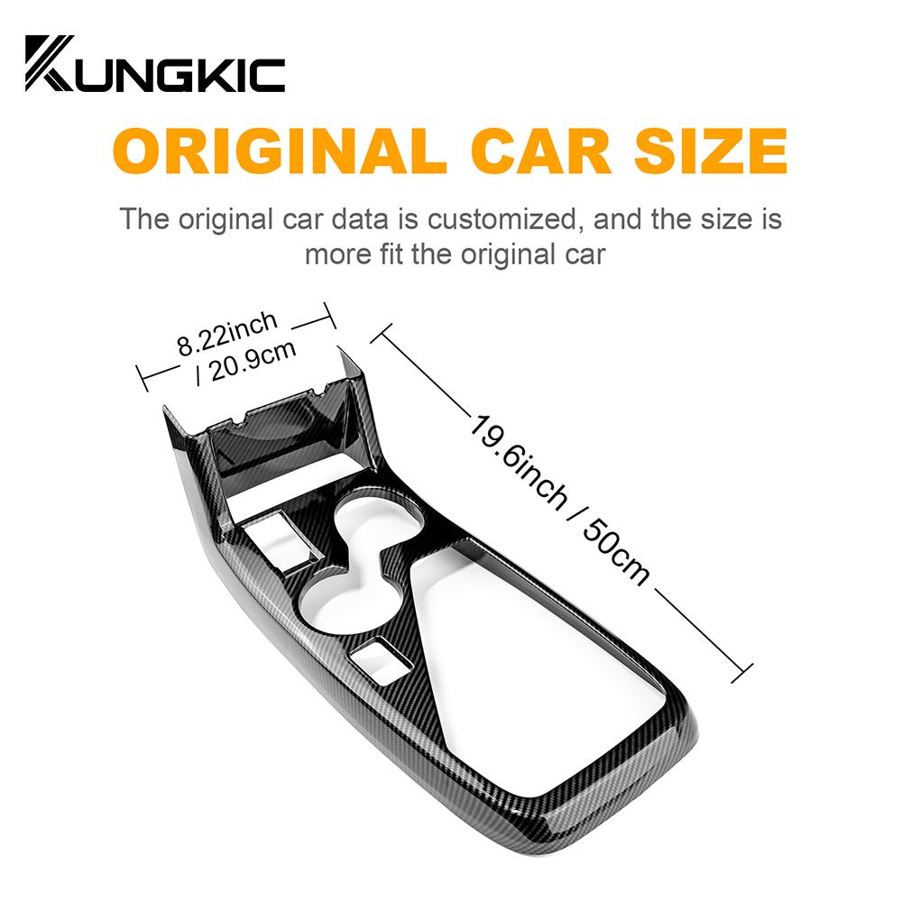 Carbon Fiber Pattern Style ABS For Subaru Crosstrek 2024 Impreza 2024 Control Water Cup Gear Shift Panel RHD LHD Accessories