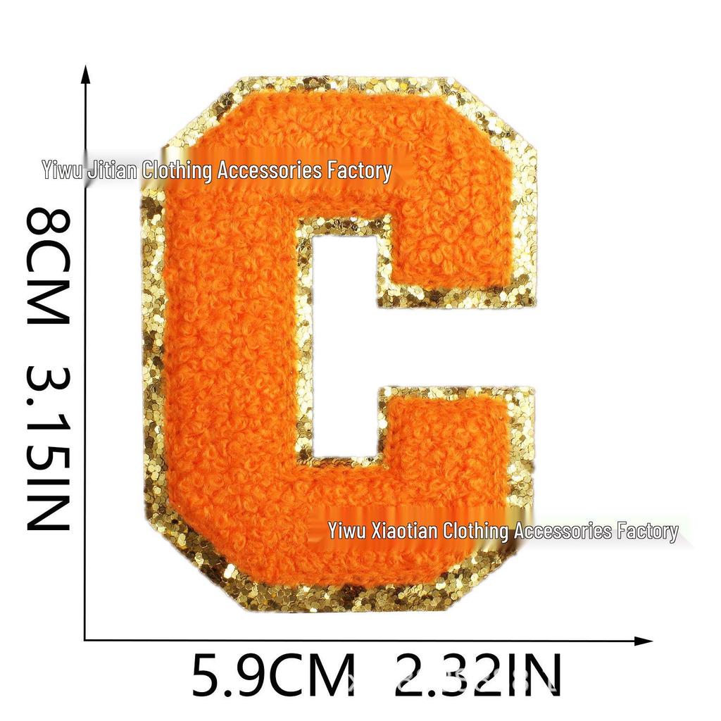 Ревущий Амазон Многоцветный Алфавит и Цифры Шенильная Вышитая Нашивка со Смайликом