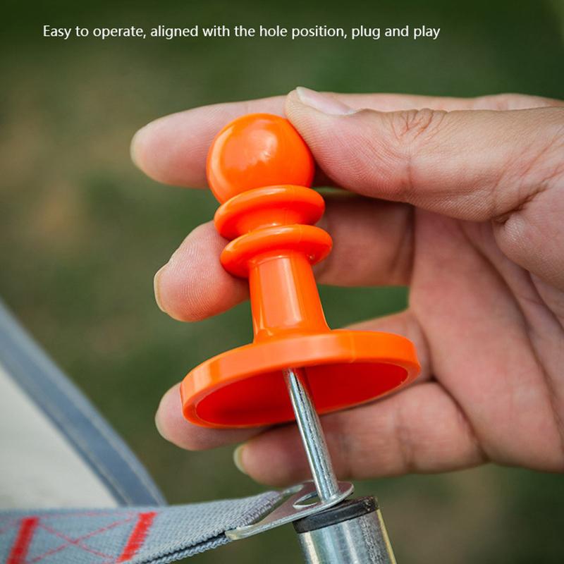 4Pcs Lightning Proof Cap Camping Tent Pole Awning Rod Support Bar Anti-Thunder Protection Cover Safe Awning Rod Outdoor Tent Hat