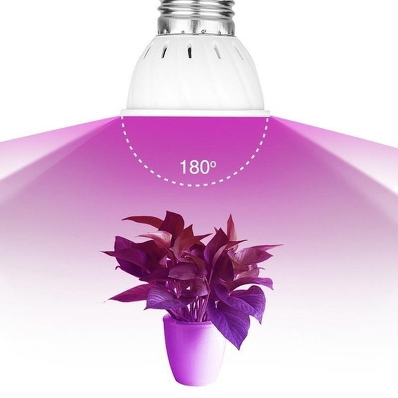 1Pc Indoor Bulbs Led Plant Grow Light E27 Full Spectrum Veg Hydro Garden Lamp(48Leds/60Leds/80Leds) XYZ