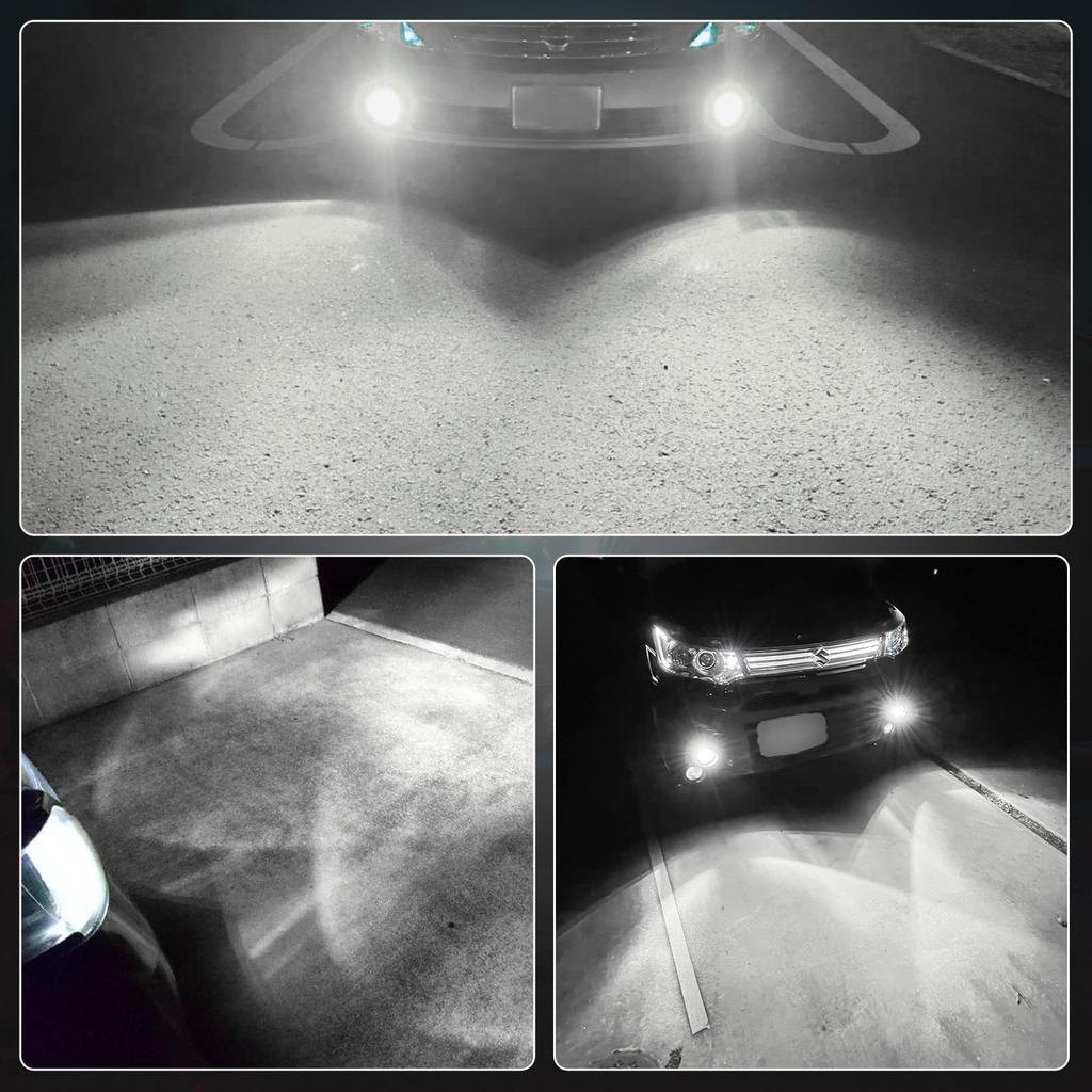 Catland H11 Светодиодная противотуманная фара, Белый, H8, H9, H16, Противотуманная лампа, Автомобильная фара, 6000K,