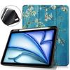 For IPad Air 11 Inch 2024 Case M2 With Pencil Holder Auto Wake Up Smart Magnetic Stand Cover Funda For IPad Air 11 2024 Case