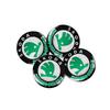 SBNI3 14mm Car Remote Key Sticker Aluminum Emblem Decal For Skoda Octavia Kodiaq Fabia Derivati Yeti Enyaq A7 Superb Rapid Kamiq Karoq