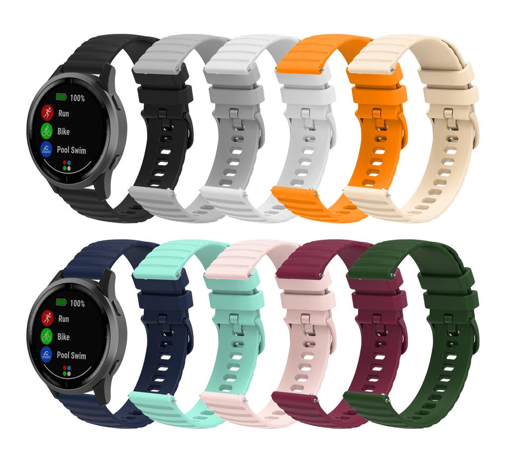 18mm Silicone Smart Watch Band For Garmin Vivoactive 3S 4S Strap Venu 2S Vivomove 3S Forerunner 255S Active S Wristband Bracelet