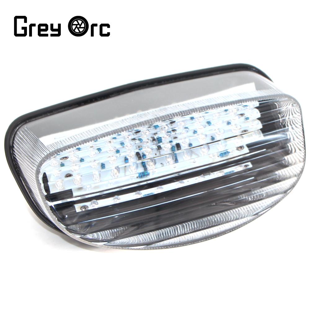 Motorcycle LED Rear Tail Stop Light For HONDA CBR1100XX HORNET 250 1997 1998 HORNET 600 1998-2003 Integrated Turn Signal Lamps