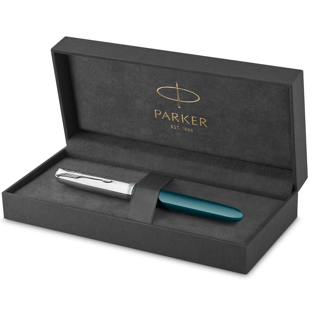 PARKER Parker Fountain Pen F Fine Nib 51 Teal Blue CT 2123509 Officially Imported Dual-Use,
