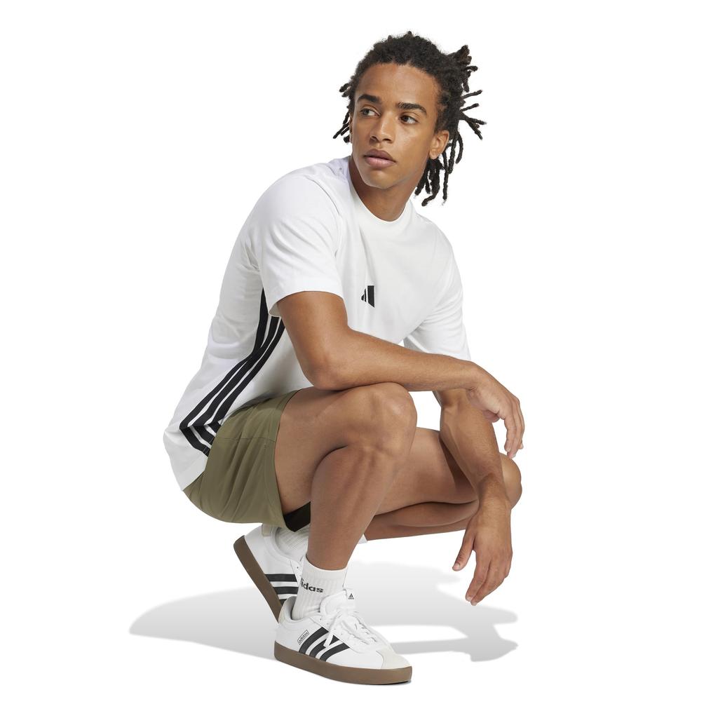 Футболка мужская M ESS 3S SJ [Adidas] белая/черная (JE6388) Дж/С