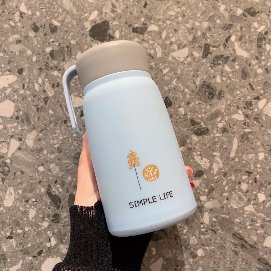 Креативный симпатичный цветной стеклянный термос, чашка для воды большой емкости, портативная чашка большой емкости