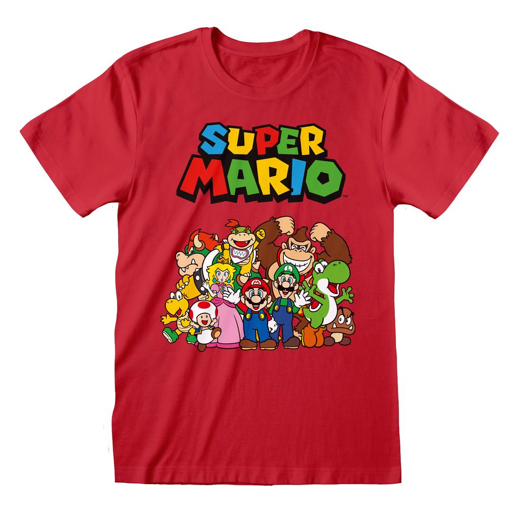 Super Mario Unisex Adult Character T-Shirt