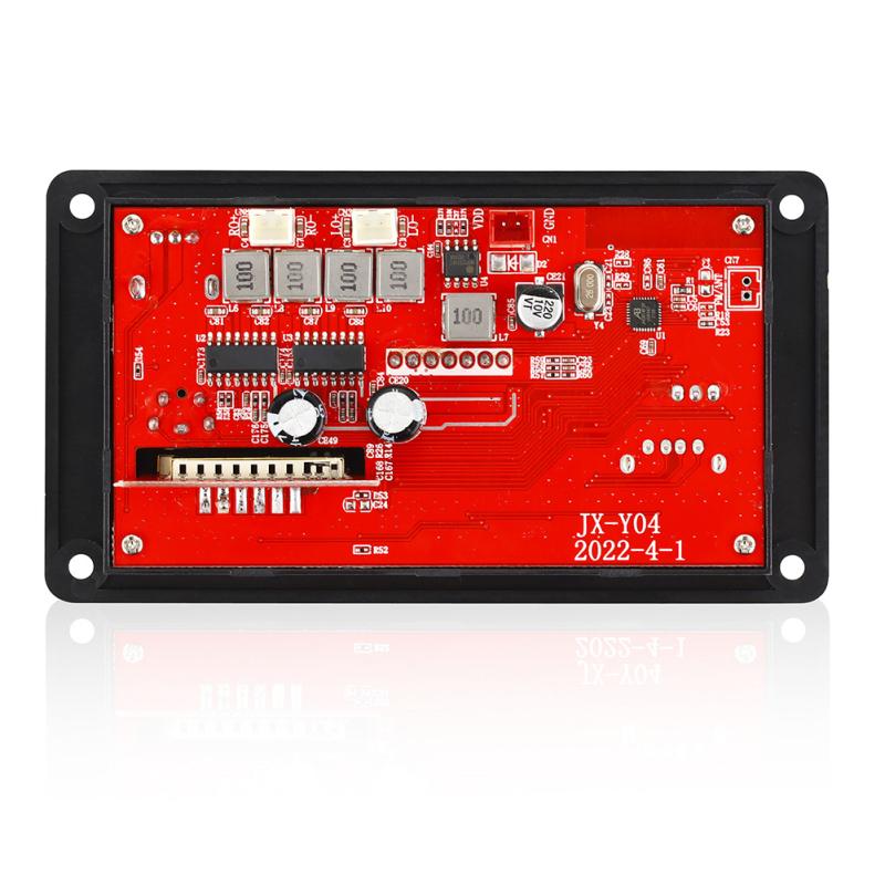 Усилитель 2x50 Вт, 12 В, Bluetooth-совместимый аудиодекодер Mp3, плата с цветным экраном, запись вызовов Jx-y04