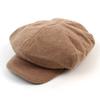 Universal Chemistry Knit Beige Newsboy Cap