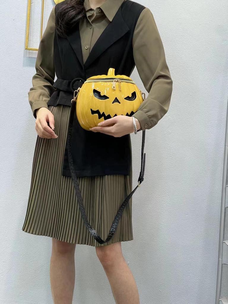 2024 Halloween Ghost Pumpkin Party Shoulder Bag