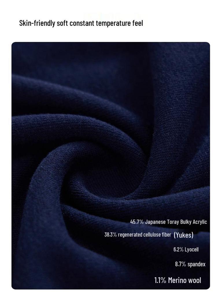 Women's High Neck Wool Long Sleeve Base Layer Top for Fall/Winter