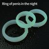 Cock Rings 3PCS Flash In The Night Lock Durable Silicone Penis Ring Sex Toys for Men Male Delay Ejaculation Scrotum Lock Ring