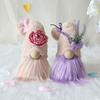 Cute Faceless Doll Doll Fabric Hibiscus Lavender Dwarf Doll Desktop Decoration Holiday Ornament