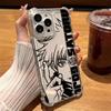 Чехол для телефона Jujutsu Kaisen Годжо для iPhone 17 Air 16 e 15 14 13 12 11 Pro Max Plus Mini SE 2020 2022 Ударопрочный чехол