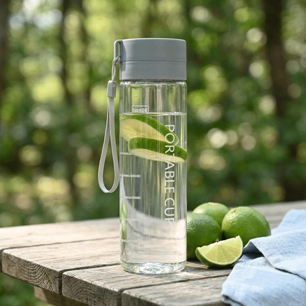 800ml Sports Water Bottle Lightweight Resin Travel Bottle Fitness Water Bottle Beverage Prep