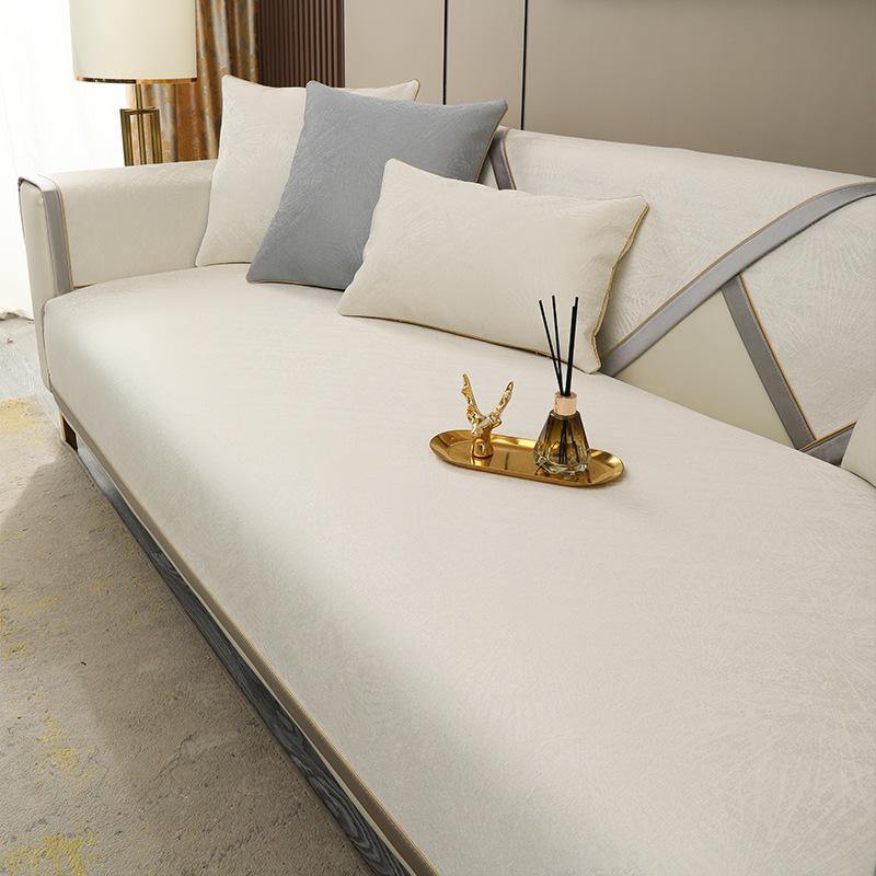 Non-Slip Four Seasons Universal Sofa Cushion All-Inclusive Universal Universal Seat Cushion Light Luxury Leather Solid Wood Sofa Back Towel