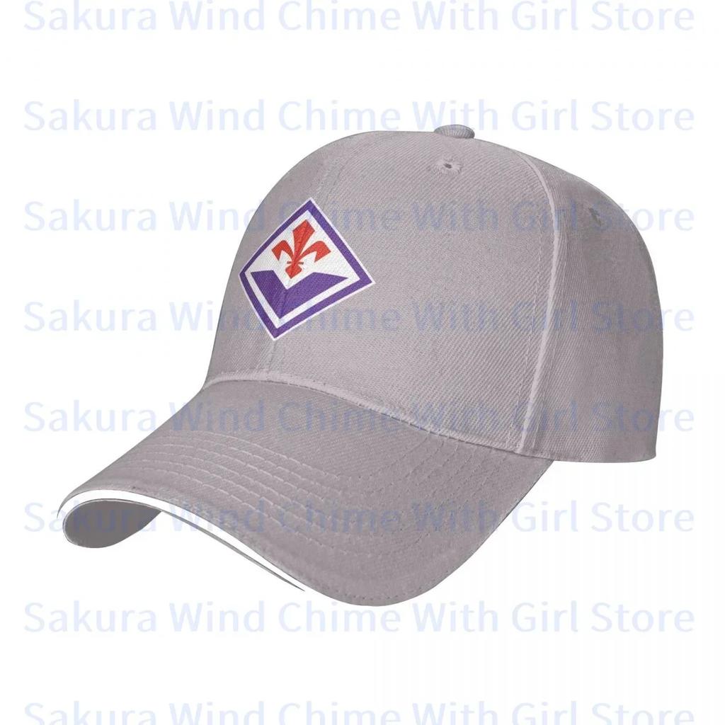 Fashion Acf Fiorentina Baseball Cap for Unisex POLYESTER Hats Adjustable Hat Casual Truck driver Hat