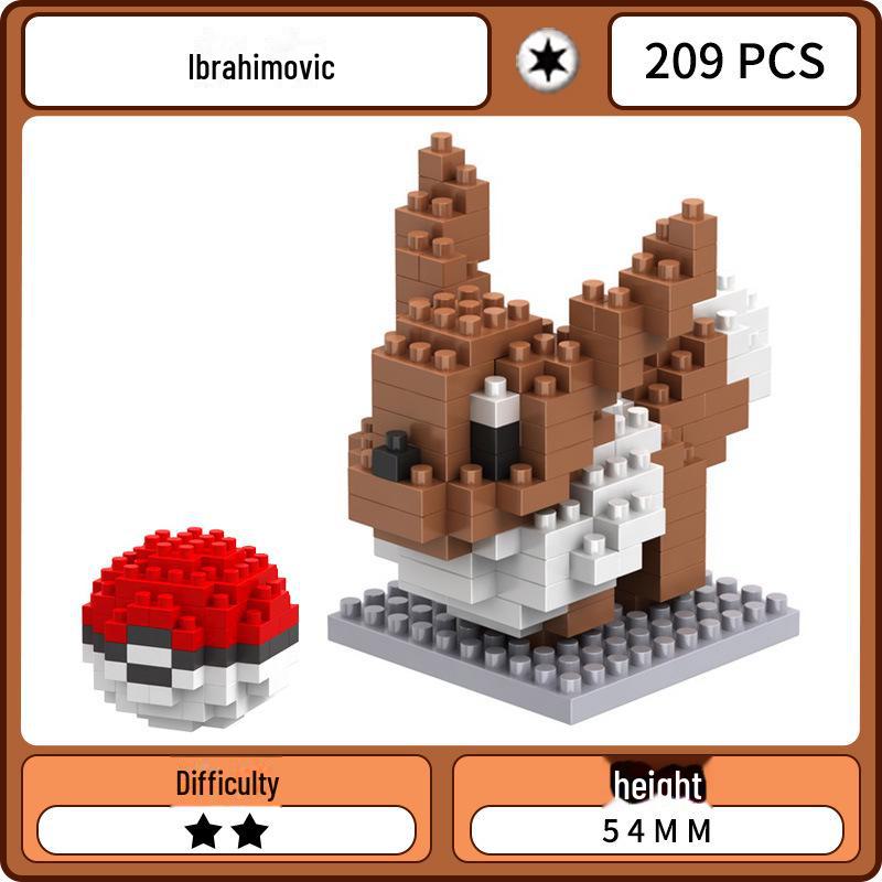 Leboyu Elf Cartoon Micro Diamond Building Blocks - пазл для детей с мелкими частицами, модели 8044 - 8063.