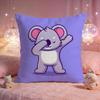 Cute Koala Vibes Cushion Cover Premium Comfort Reversible Pillow Cove Two in One Design for Any Room  Car Interior